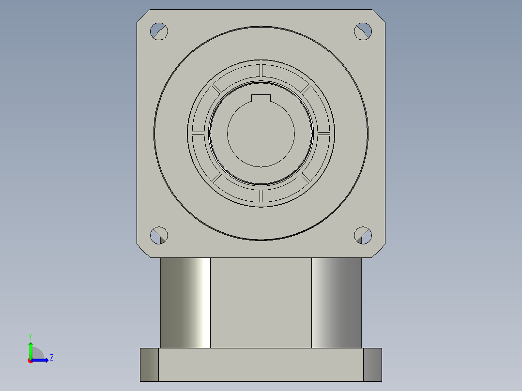 直齿孔ZPLX180-L3 42-114.3-200-M12.STEP左视图
