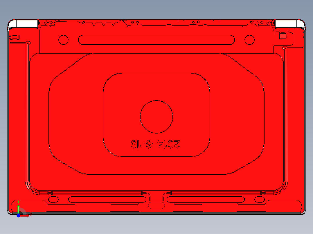 ZAZ00-A-笔记本CNC工装夹具三维模型CNC6-2014-8-14前视图