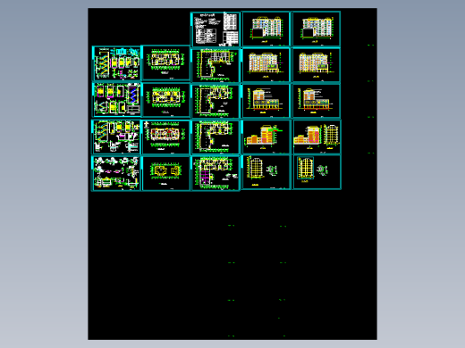 江南住宅全套建筑图