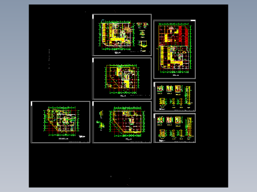 高层住宅建筑平面图