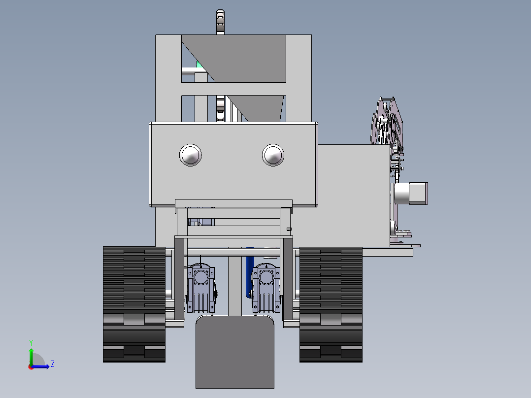 施肥保湿机左视图