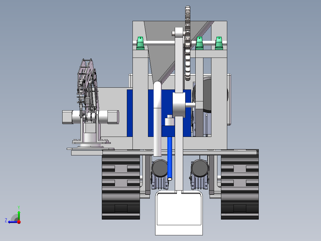 施肥保湿机右视图