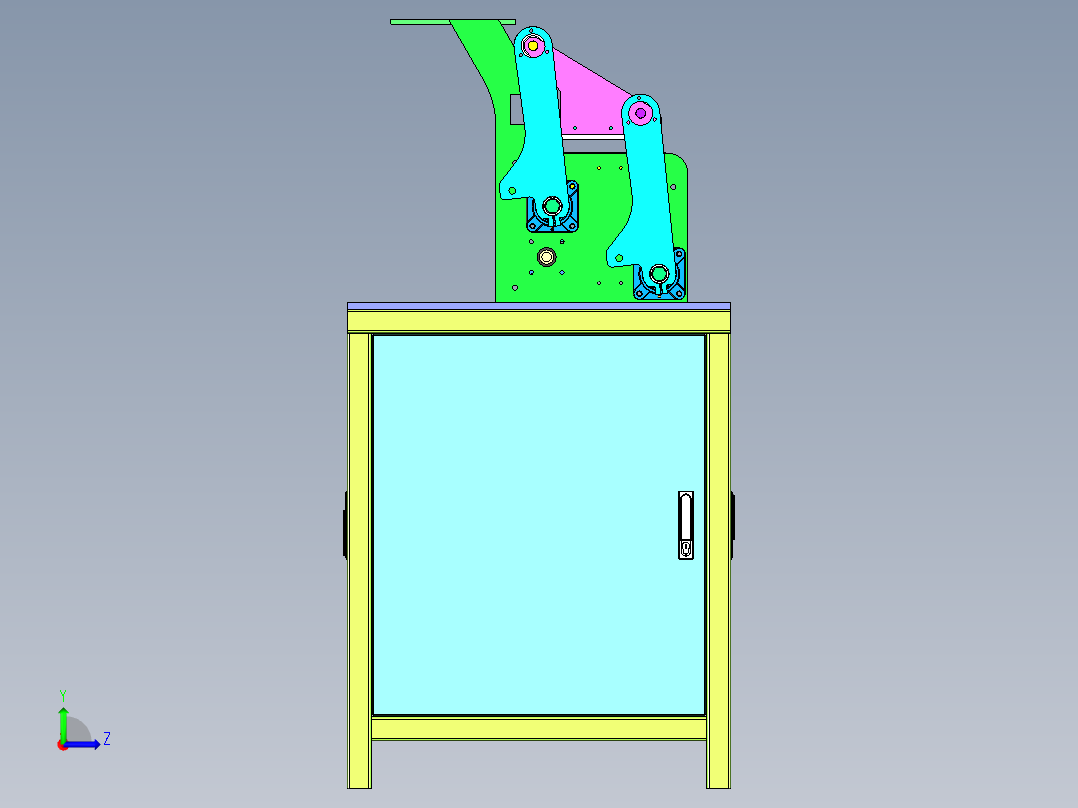 制糖压平机左视图