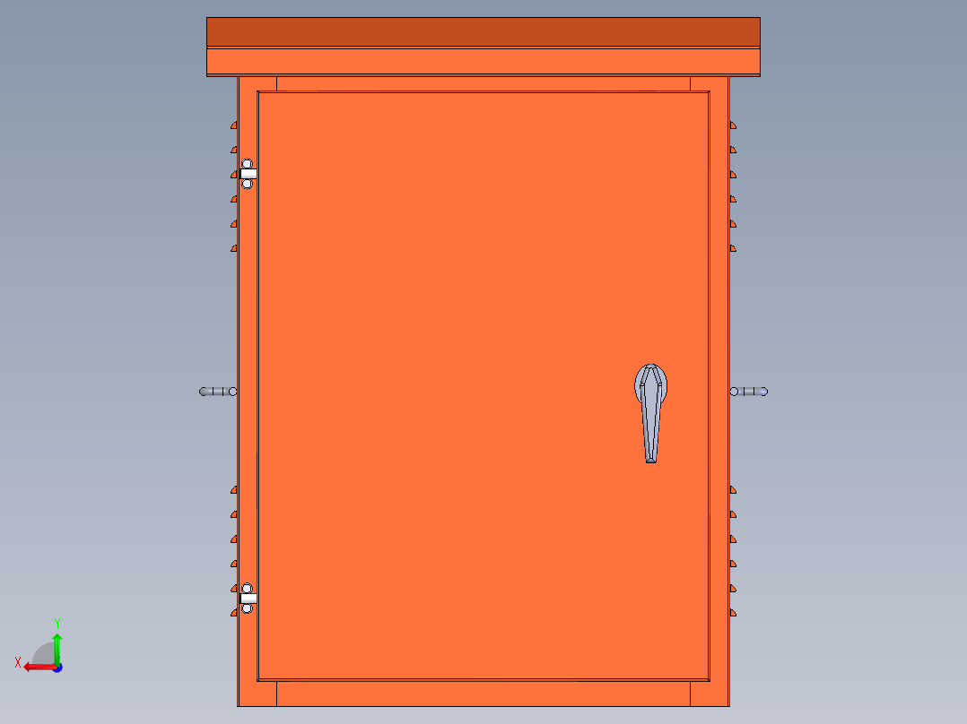 工地配电箱500 700 300 1227154前视图