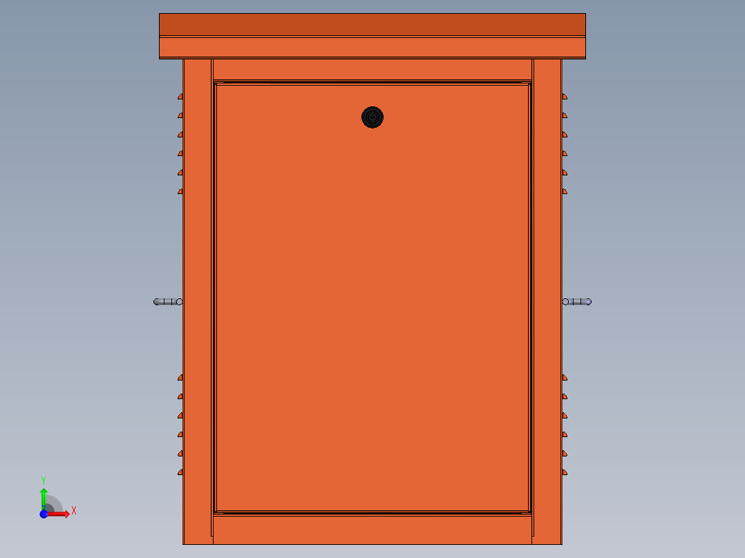 工地配电箱500 700 300 1227154后视图