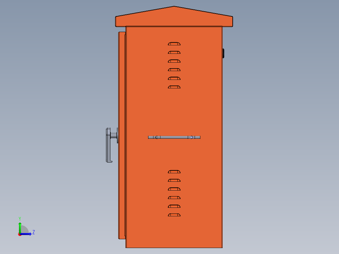 工地配电箱500 700 300 1227154右视图