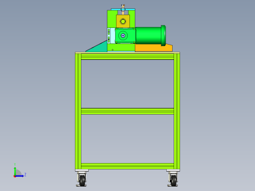 面包滚压机左视缩略图