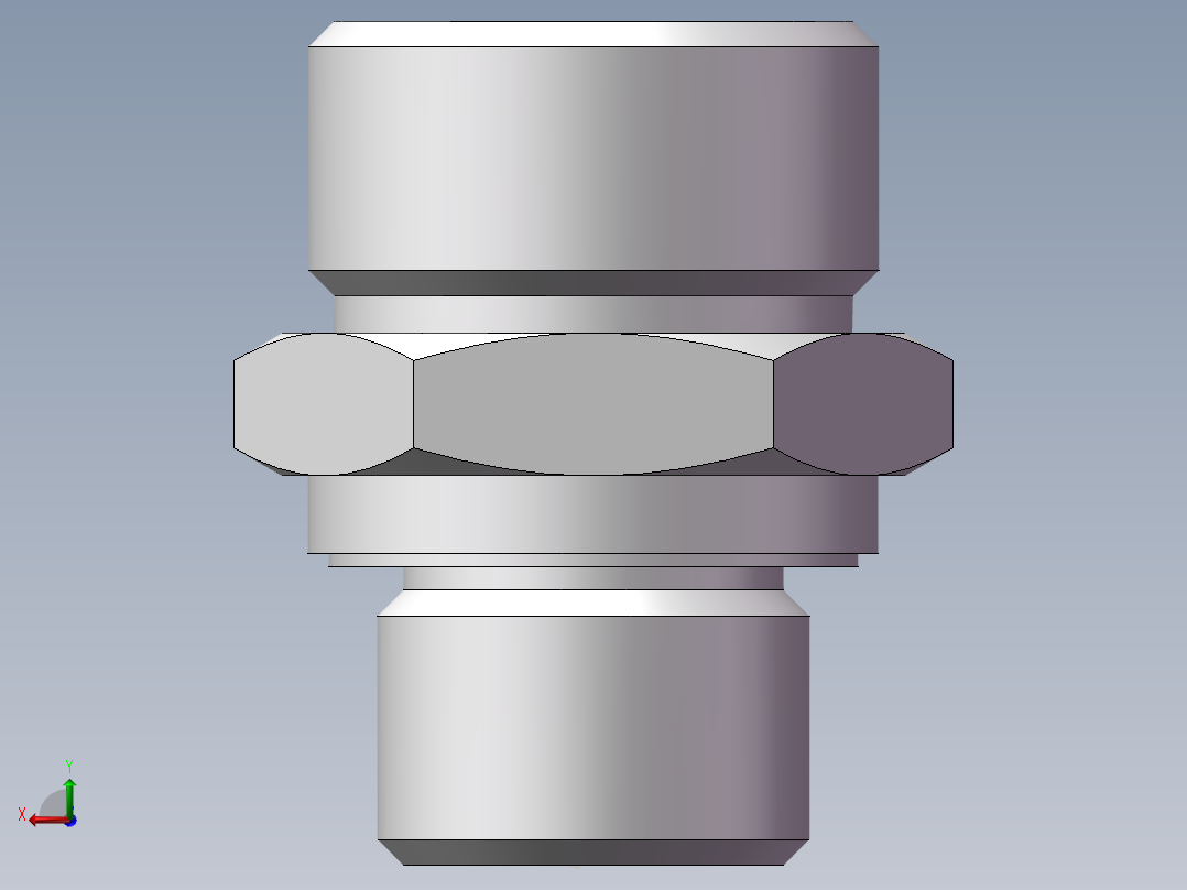 英制管螺纹ED密封、1CB-22-06WD后视图