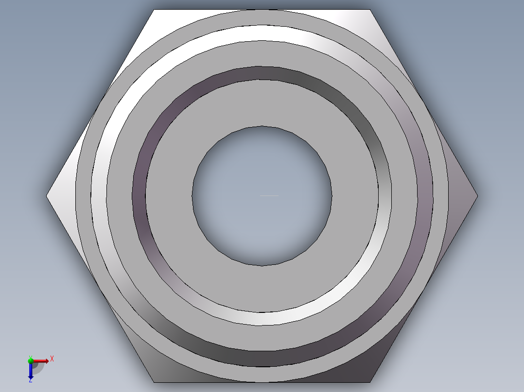 英制管螺纹ED密封、1CB-22-06WD俯视图