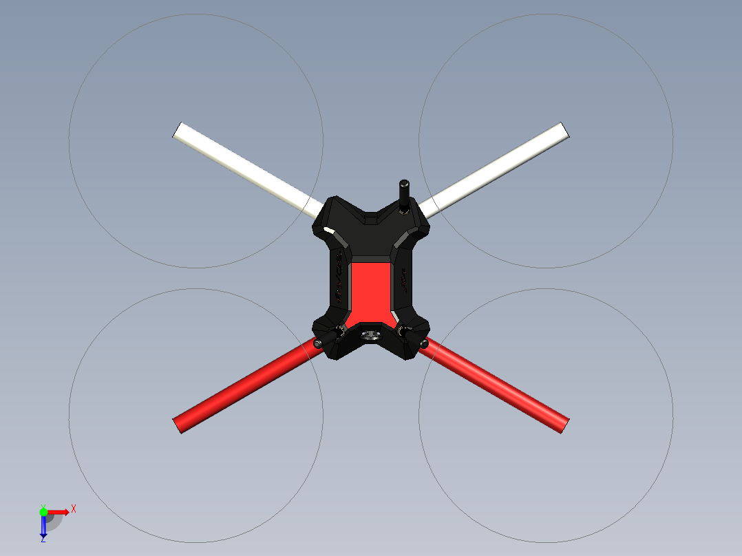 B3003297-Bony x4 无人机俯视图