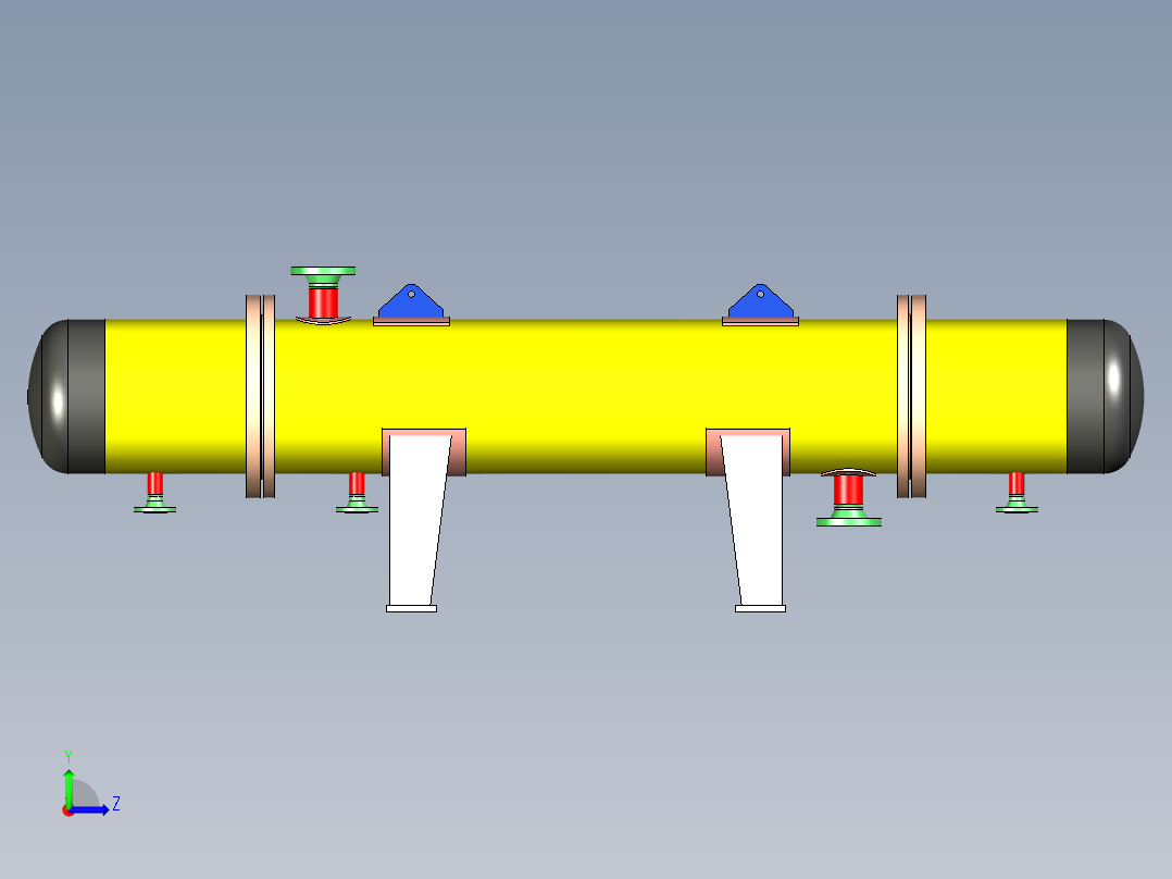 B2004104-热交换器左视图