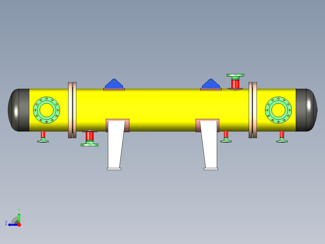 B2004104-热交换器右视图