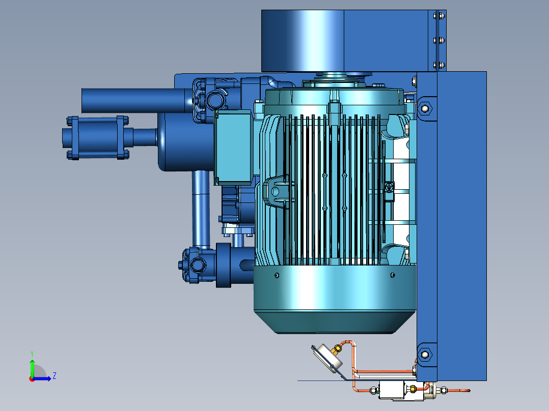 A3004167-Dorin 81VS 压缩单元左视图