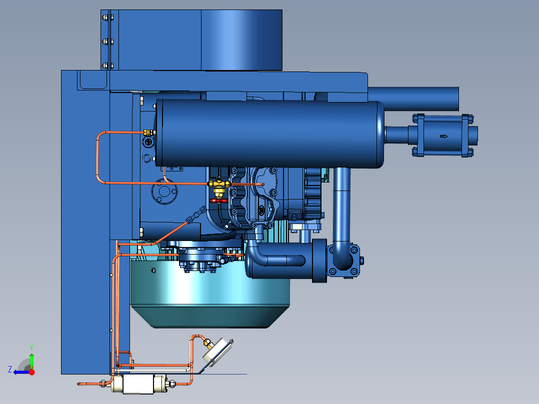 A3004167-Dorin 81VS 压缩单元右视图
