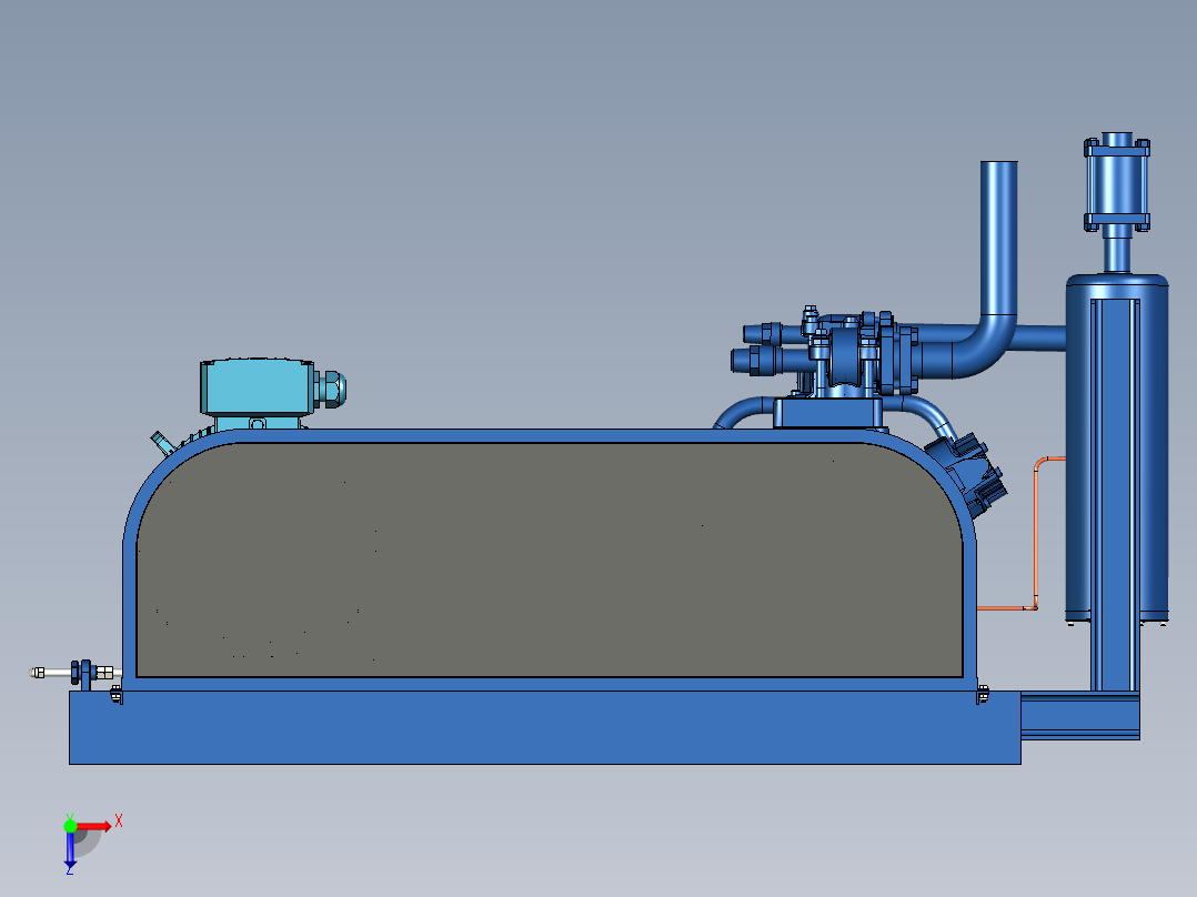 A3004167-Dorin 81VS 压缩单元俯视图