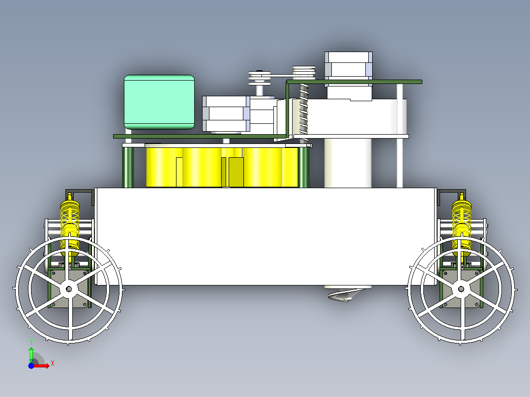 A3003962-月球采样车辆前视图