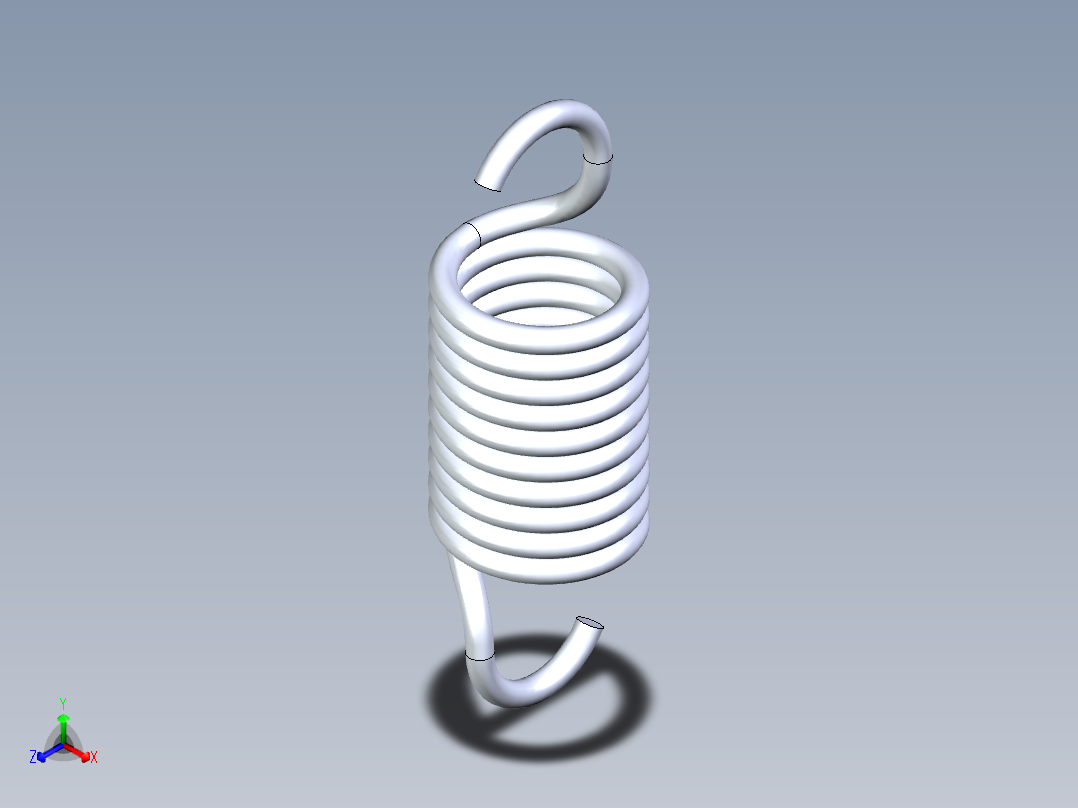 B3004596-扭转弹簧主视图