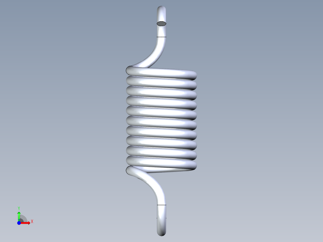 B3004596-扭转弹簧前视图