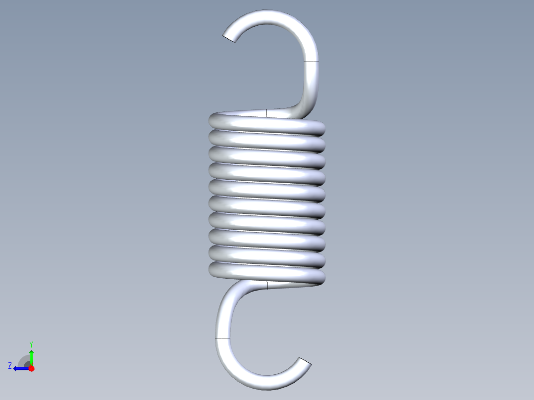 B3004596-扭转弹簧右视图