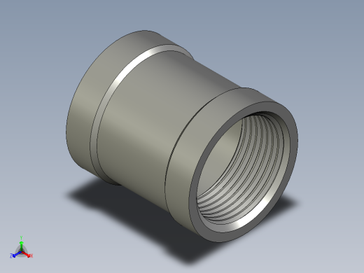 螺纹管管箍-等径有边 DN20