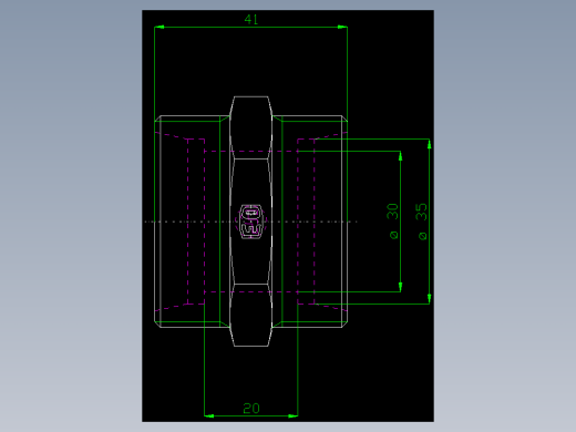 PARKER管接头EO Union G35L71X_front
