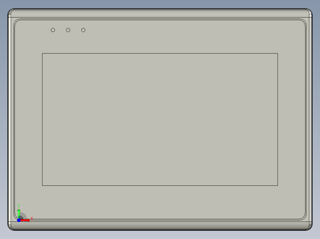 威纶触摸屏MT6070IH前视图