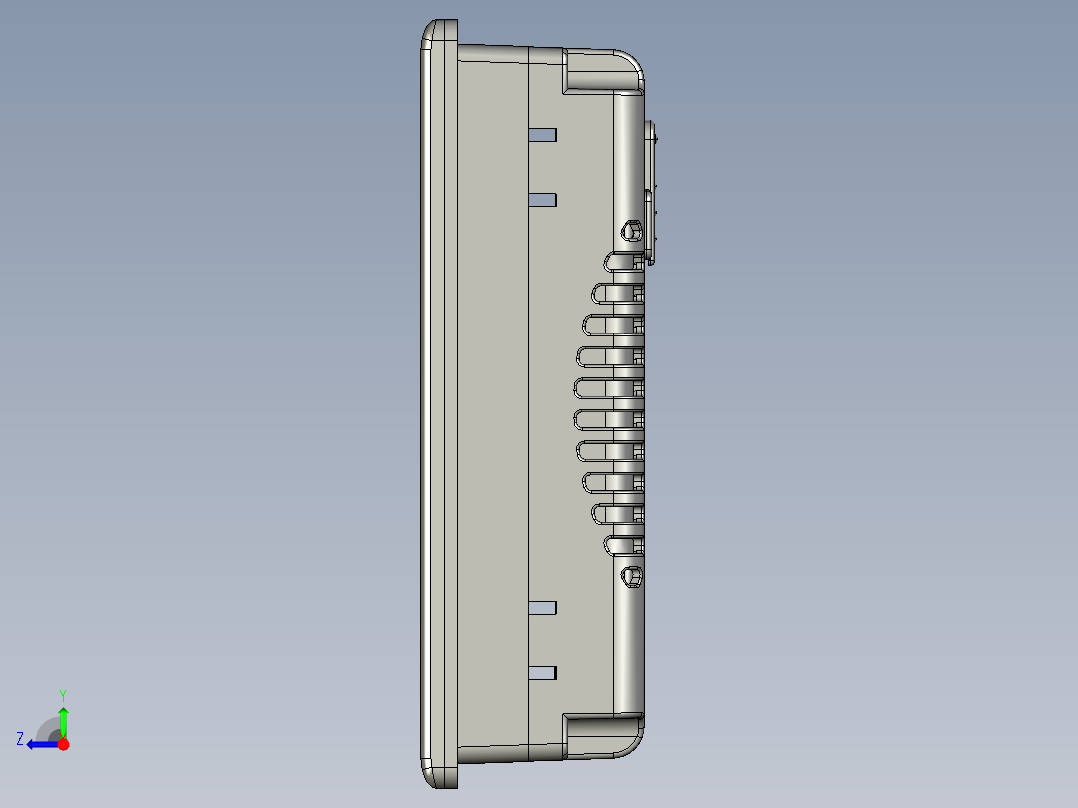 威纶触摸屏MT6070IH右视图