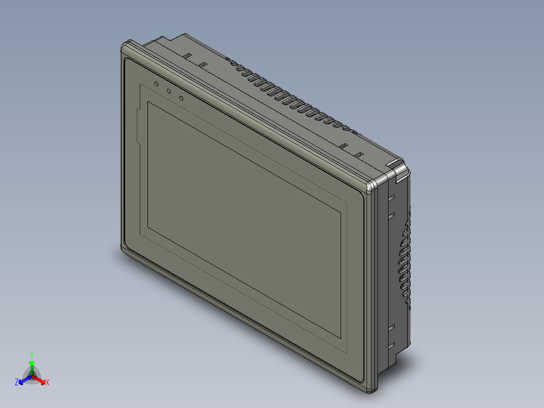 威纶触摸屏MT6070IH正等轴测图
