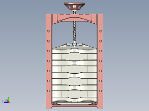 水利工程闸门右视缩略图