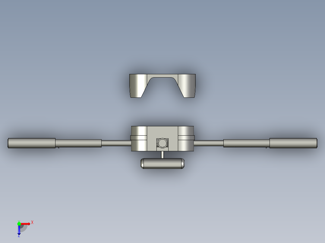 便携式形体训练器 零件1俯视图