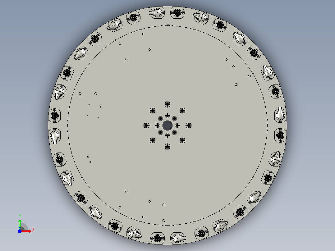 HG004-09分度机构前视图