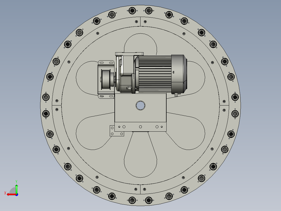 HG004-09分度机构后视图