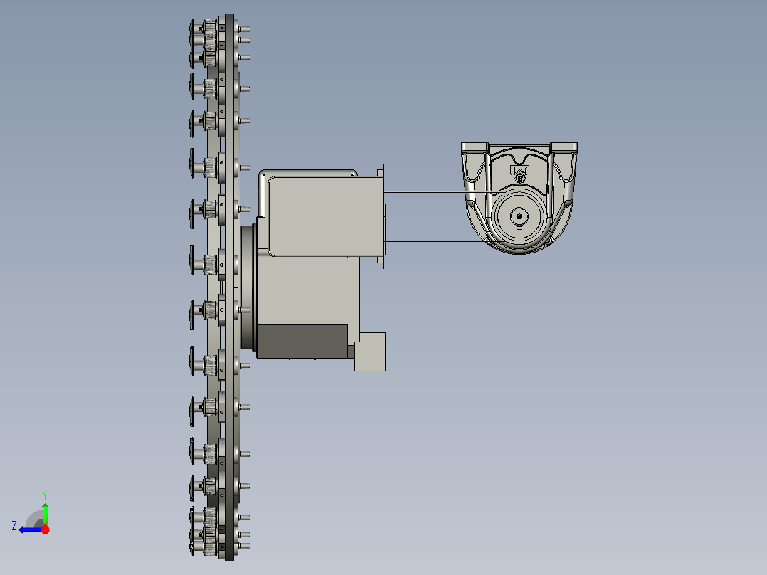 HG004-09分度机构右视图