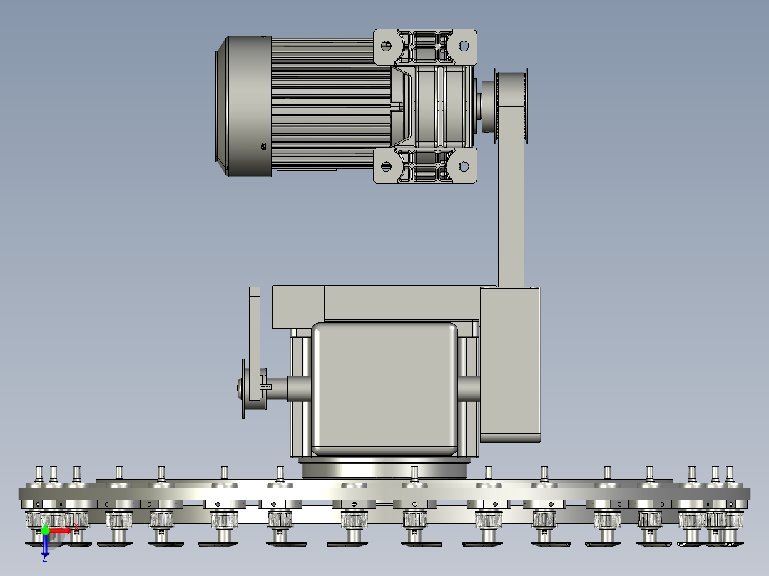 HG004-09分度机构俯视图