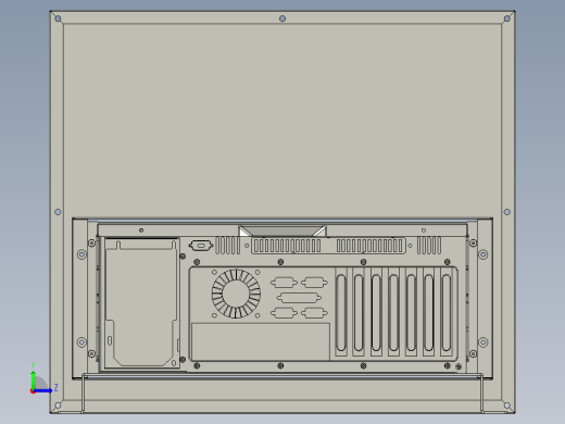 SDFJ01-0501-07工控机安装组件ZB左视缩略图