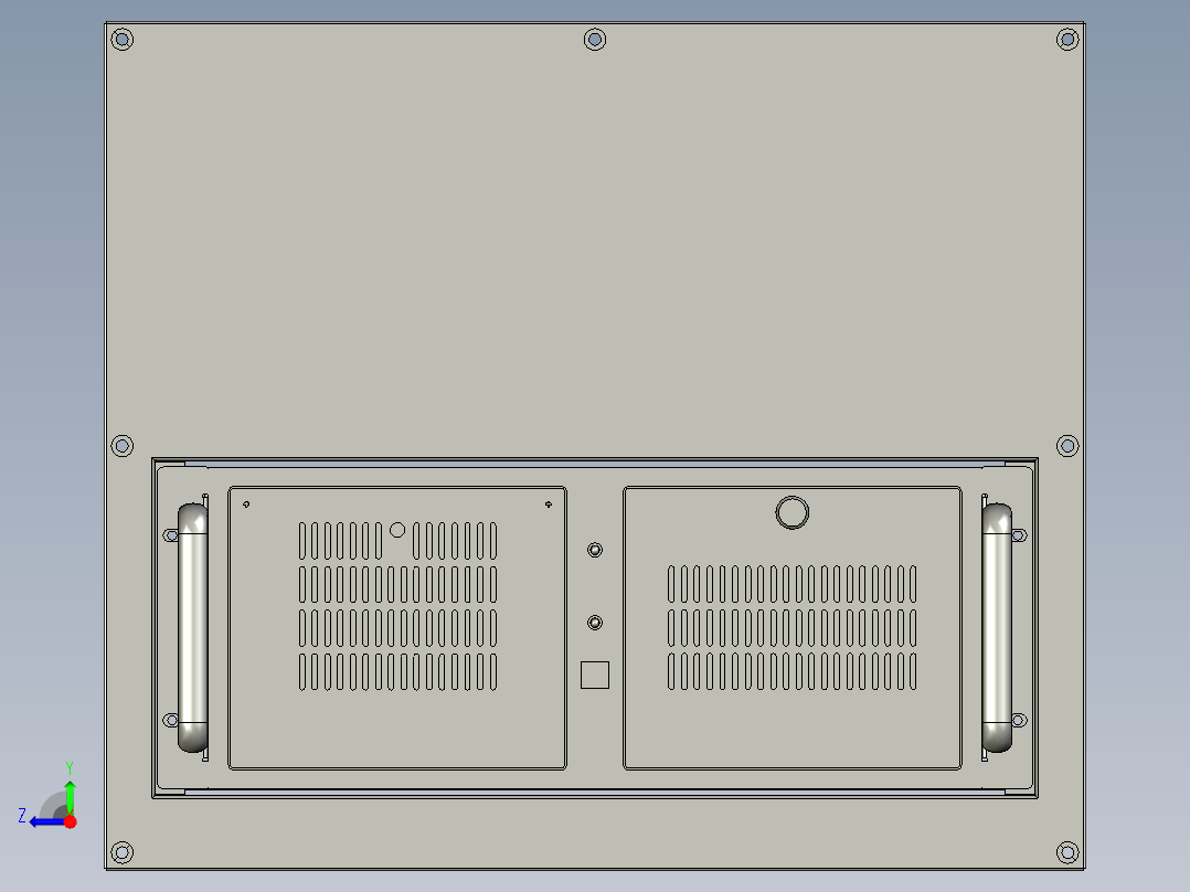 SDFJ01-0501-07工控机安装组件ZB右视图