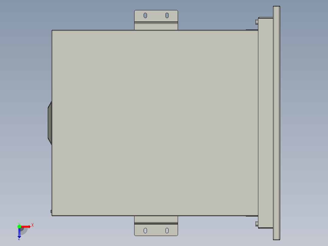 SDFJ01-0501-07工控机安装组件ZB俯视图