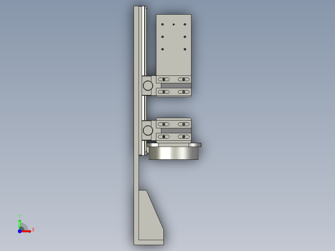 020700下端面检测机构前视图