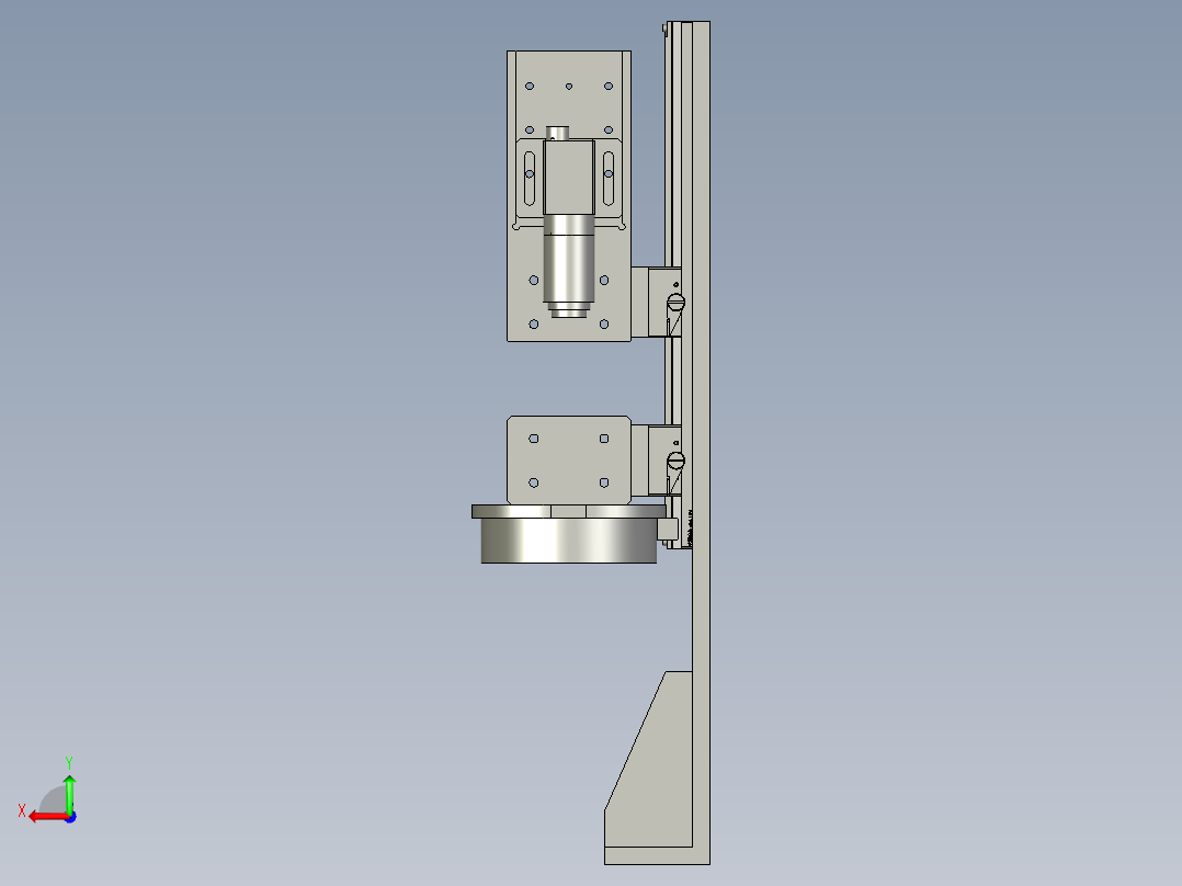020700下端面检测机构后视图