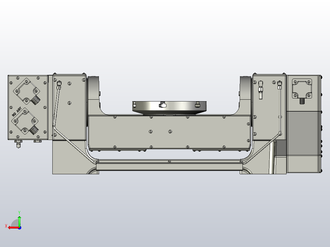 双轴耳轴转台后视图