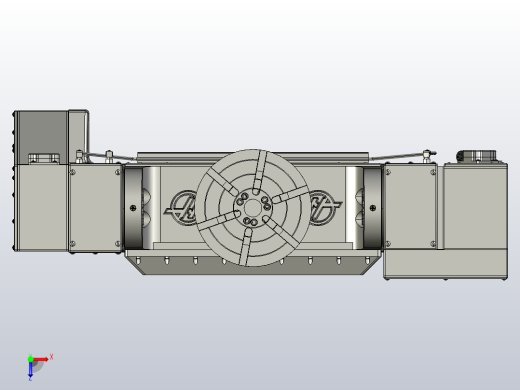 双轴耳轴转台俯视缩略图