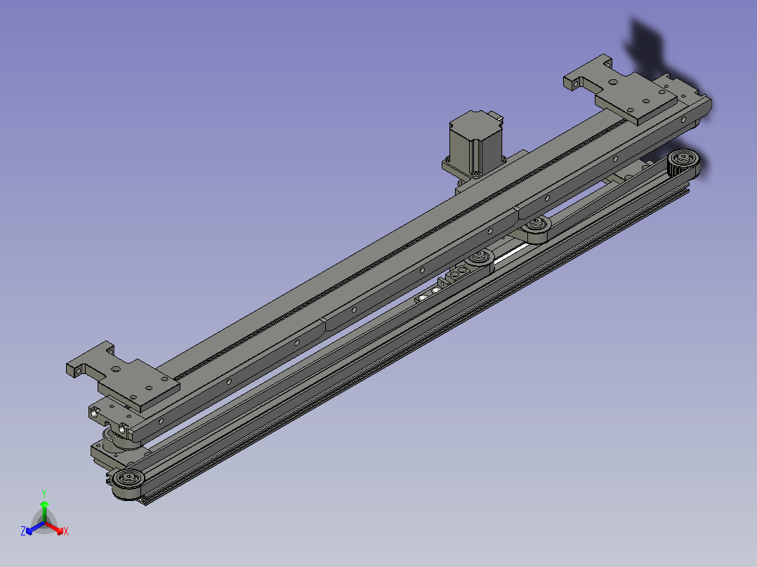 保压流转载具输送定位组件0101主视图