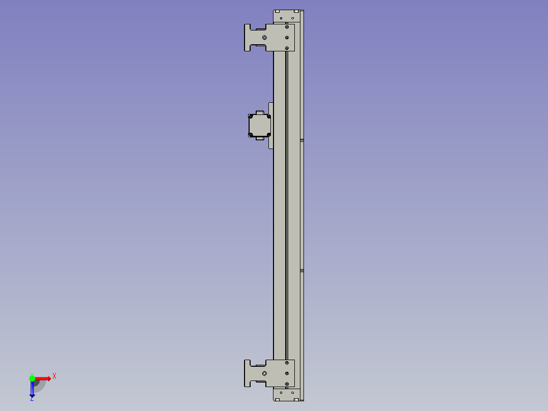 保压流转载具输送定位组件0101俯视图