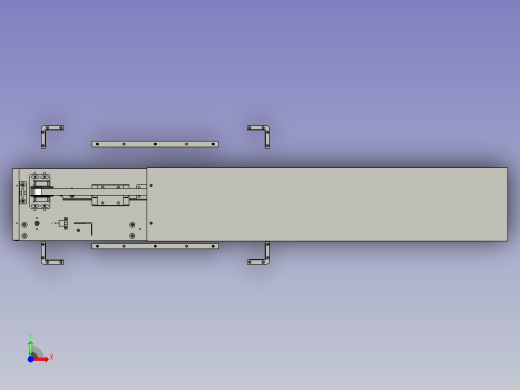 云母绕线机线排版总装图前视缩略图