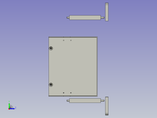 云母绕线机线排版总装图左视缩略图