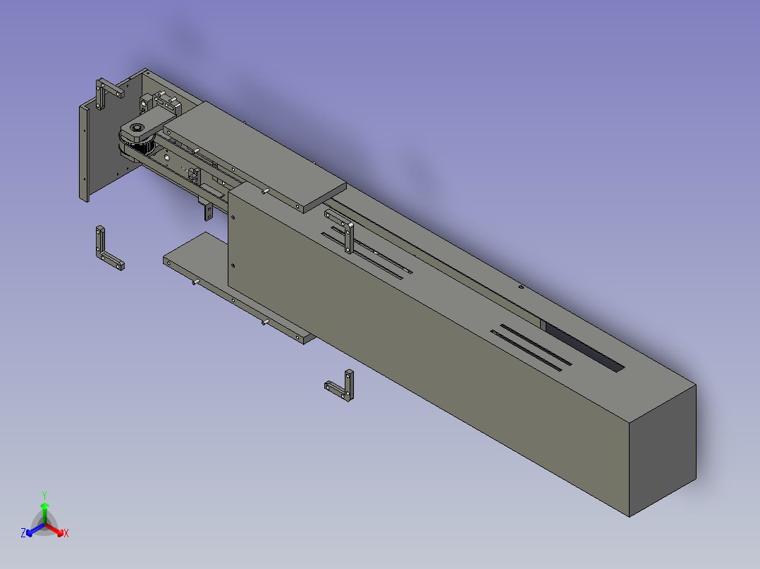 云母绕线机线排版总装图正等轴测图