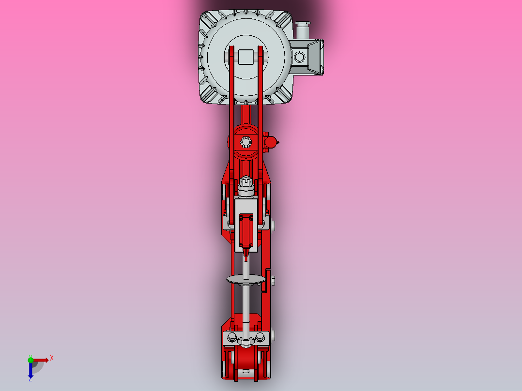 YWLA系列电力液压鼓式制动器YWLA250-500-ⅠB WL RL WC俯视图