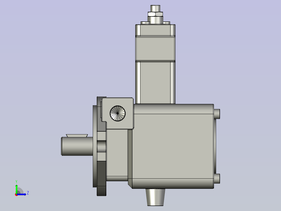 CQVP低压变量叶片泵VP-20F左视图