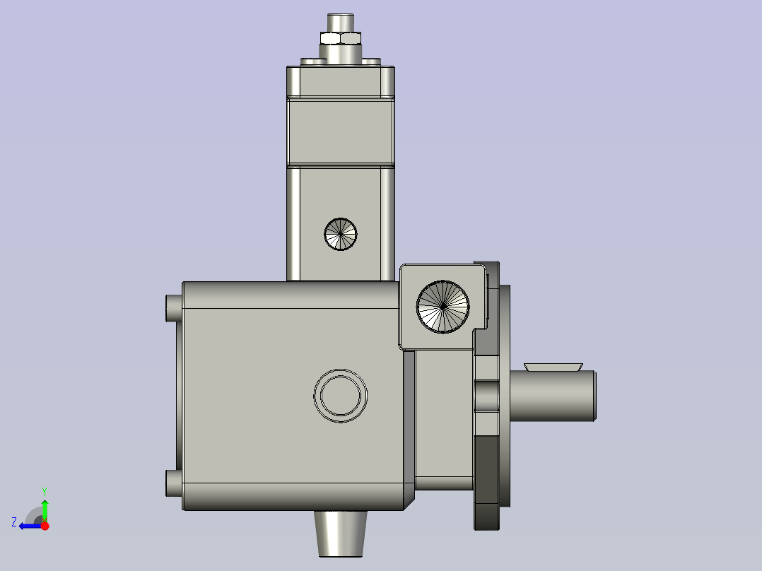 CQVP低压变量叶片泵VP-20F右视图