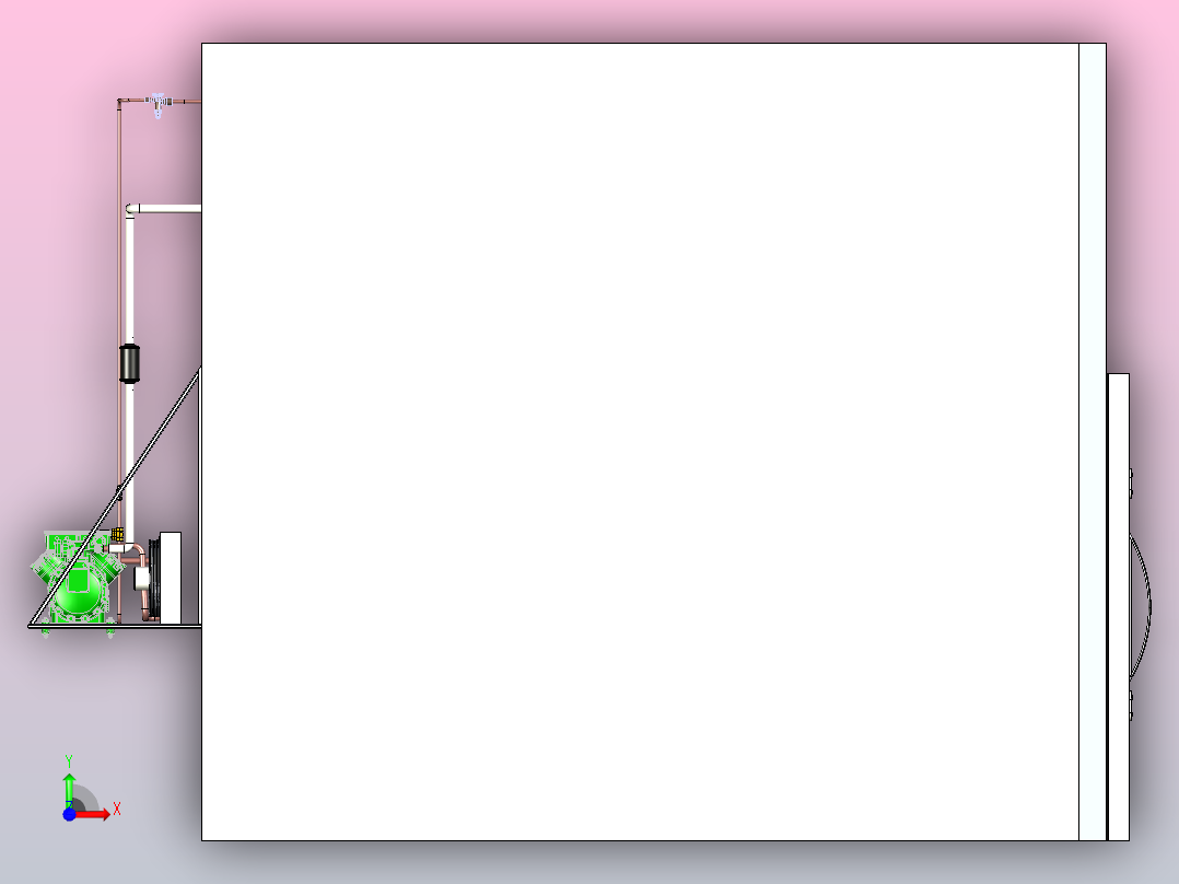 冷库-冷冻室全套前视图